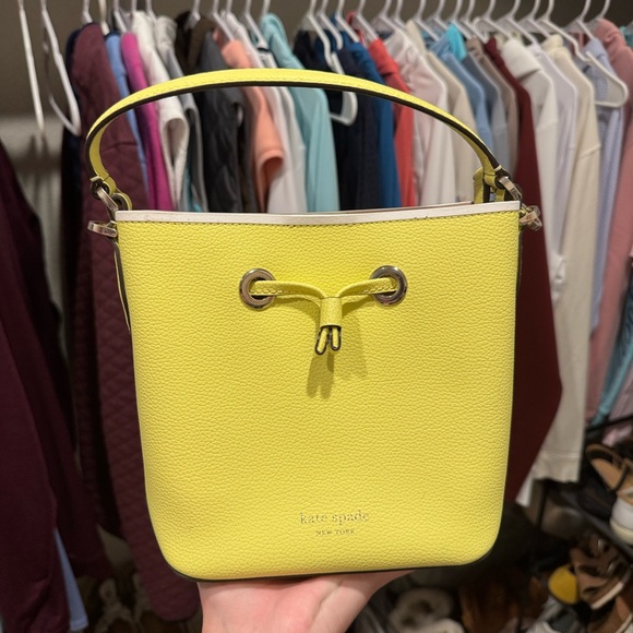 Kate Spade yellow Mini Bucket Bag - Picture 1 of 5